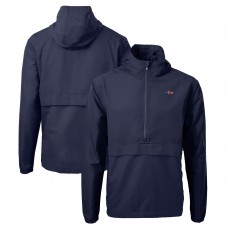 Куртка на короткой молнии New York Jets Cutter & Buck Americana Charter Eco Recycled Anorak - Navy