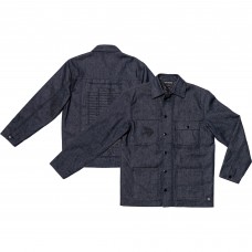 Куртка Minnesota Vikings The Wild Collective Unisex The Vikings International Collection designed by Leah and Chelsea Full-Snap Denim - Navy