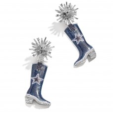 Dallas Cowboys BaubleBar Star Boot Drop Earrings