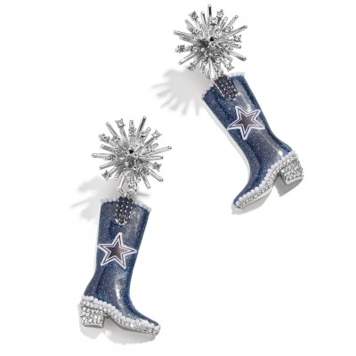 Dallas Cowboys BaubleBar Star Boot Drop Earrings