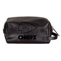 Kansas City Chiefs Hybrid Leather Lined Dopp Toiletry Bag