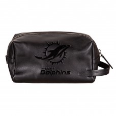 Miami Dolphins Hybrid Leather Lined Dopp Toiletry Bag