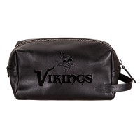 Minnesota Vikings Hybrid Leather Lined Dopp Toiletry Bag
