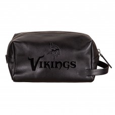 Minnesota Vikings Hybrid Leather Lined Dopp Toiletry Bag