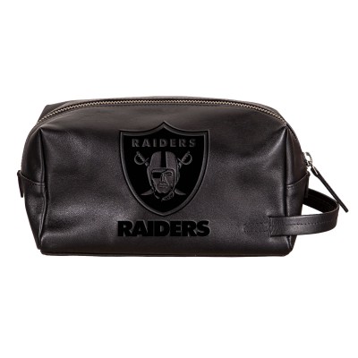 Las Vegas Raiders Hybrid Leather Lined Dopp Toiletry Bag