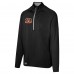 Cincinnati Bengals Black Grind Iron Quarter-Zip Top