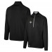 New Orleans Saints Black Grind Iron Quarter-Zip Top
