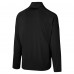 New Orleans Saints Black Grind Iron Quarter-Zip Top