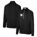 Pittsburgh Steelers Black Grind Iron Quarter-Zip Top