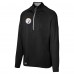 Pittsburgh Steelers Black Grind Iron Quarter-Zip Top