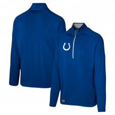 Indianapolis Colts Royal Grind Iron Quarter-Zip Top