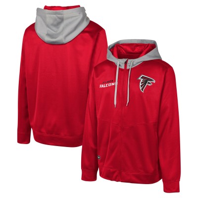 Толстовка на молнии Atlanta Falcons Red Replay Fashion Graphic