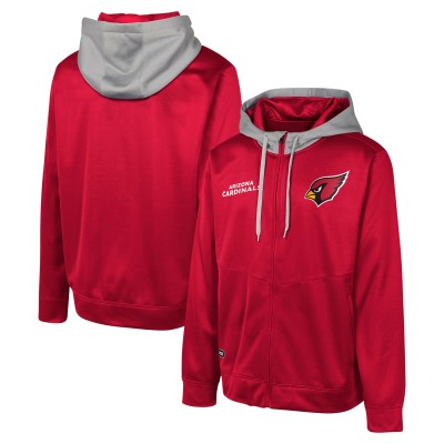 Arizona Cardinals Cardinal Replay Fashion Graphic Full-Zip Hoodie Jacket
