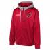 Arizona Cardinals Cardinal Replay Fashion Graphic Full-Zip Hoodie Jacket