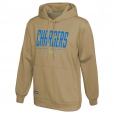 Los Angeles Chargers Khaki Top Ranked Pullover Hoodie
