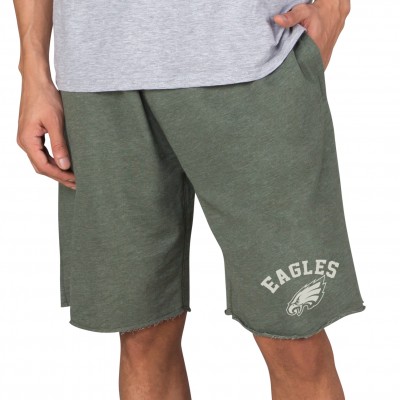 Шорты Philadelphia Eagles Concepts Sport Mainstream Tri-Blend - Green