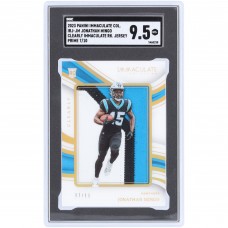 Jonathan Mingo Carolina Panthers 2023 Panini Immaculate Collection Tri-Color Relic #IRJ-JM #7/10 SGC Authenticated 9.5 Rookie Card