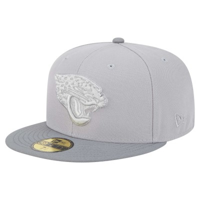 Бейсболка Jacksonville Jaguars New Era Gray/Graphite Iron Cloud 59FIFTY