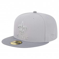 Бейсболка New Orleans Saints New Era Gray/Graphite Iron Cloud 59FIFTY Бейсболка New Orleans Saints New Era Gray/Graphite Iron Cloud 59FIFTY