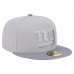 Бейсболка New York Giants New Era Gray/Graphite Iron Cloud 59FIFTY