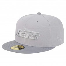 Бейсболка New York Jets New Era Gray/Graphite Iron Cloud 59FIFTY Бейсболка New York Jets New Era Gray/Graphite Iron Cloud 59FIFTY