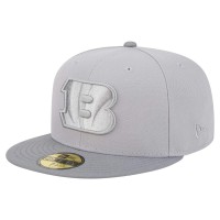 Бейсболка Cincinnati Bengals New Era Gray/Graphite Iron Cloud 59FIFTY