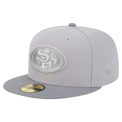 Бейсболка San Francisco 49ers New Era Gray/Graphite Iron Cloud 59FIFTY