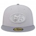 Бейсболка San Francisco 49ers New Era Gray/Graphite Iron Cloud 59FIFTY