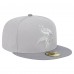 Бейсболка Minnesota Vikings New Era Gray/Graphite Iron Cloud 59FIFTY