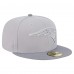 Бейсболка New England Patriots New Era Gray/Graphite Iron Cloud 59FIFTY