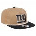 New York Giants New Era Khaki/Black Desert Golfer Snapback Hat