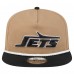 New York Jets New Era Khaki/Black Desert Golfer Snapback Hat