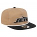 New York Jets New Era Khaki/Black Desert Golfer Snapback Hat