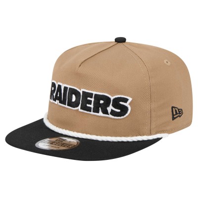 Бейсболка Las Vegas Raiders New Era Desert Golfer - Khaki/Black