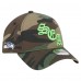 Бейсболка Seattle Seahawks New Era Camo Mystic Camo A-Frame 9FORTY