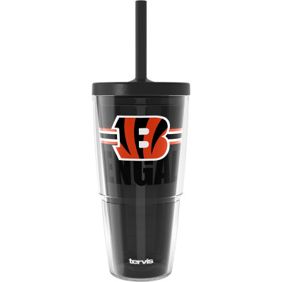Термос Cincinnati Bengals Tervis 24oz. Go the Distance Classic with Straw Lid