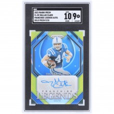 Dallas Clark Indianapolis Colts Autographed 2023 Panini Prizm Franchise Legends Gold Prizm #FL-DC #9/10 SGC Authenticated 9/10 Card