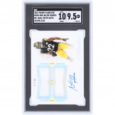 Najee Harris Pittsburgh Steelers Autographed 2021 Panini Flawless Dual Patch Silver Relic #RDPA-NHA #2/20 SGC Authenticated 9.5/10 Rookie Card