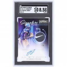 JuJu Smith-Schuster Pittsburgh Steelers Autographed 2020 Panini Playbook Signature Routes Laundry Tag #SR-JS #1/1 SGC Authenticated 8.5/10 Card