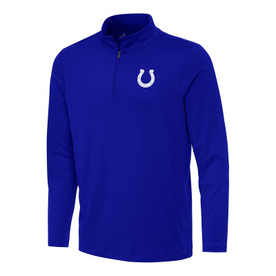 Кофта на короткой молнии Indianapolis Colts Antigua Reprocess - Royal