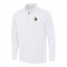 Кофта на короткой молнии Minnesota Vikings Antigua Reprocess - White