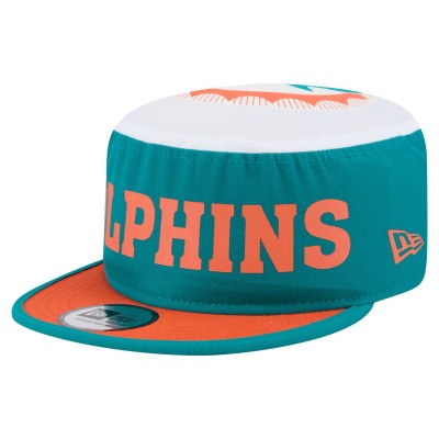 Бейсболка Miami Dolphins New Era Aqua Throwback Retro Painter