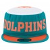 Бейсболка Miami Dolphins New Era Aqua Throwback Retro Painter