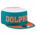 Бейсболка Miami Dolphins New Era Aqua Throwback Retro Painter