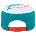 Бейсболка Miami Dolphins New Era Aqua Throwback Retro Painter