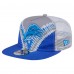 Detroit Lions New Era Gray/Blue Throwback Dye Golfer Snapback Hat