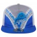 Detroit Lions New Era Gray/Blue Throwback Dye Golfer Snapback Hat