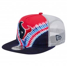 Houston Texans New Era Red/Navy Throwback Dye Golfer Snapback Hat Houston Texans New Era Red/Navy Throwback Dye Golfer Snapback Hat