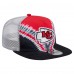 Kansas City Chiefs New Era Red/Black Throwback Dye Golfer Snapback Hat