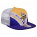 Minnesota Vikings New Era Gold/Purple Throwback Dye Golfer Snapback Hat